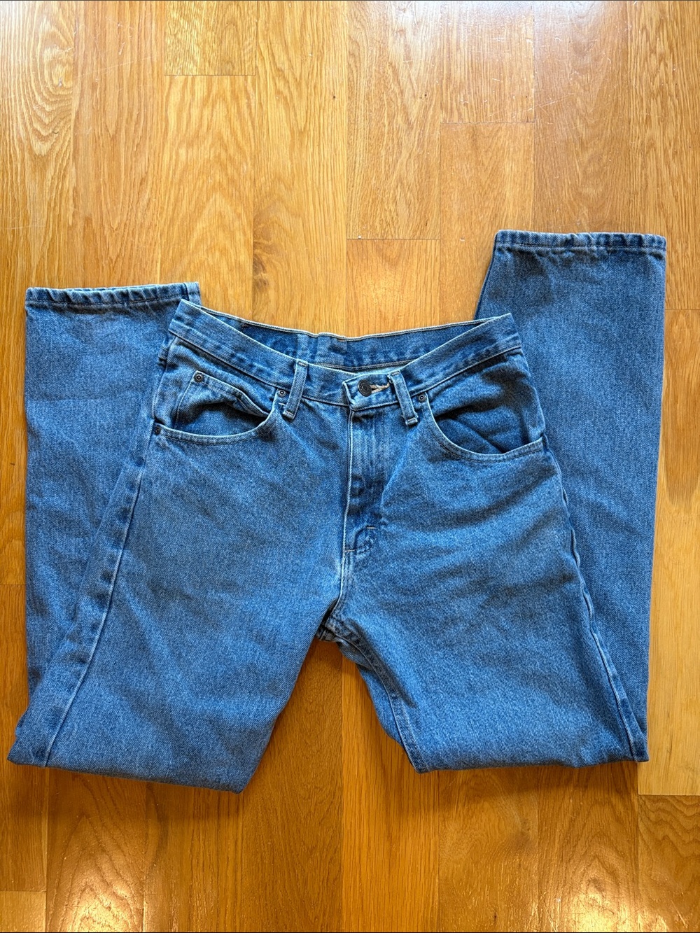 100% Cotton Mens Straight Leg Wrangler Jeans